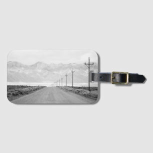 A Lone Road and Power Lines San Juan Mountains Luggage Tag
