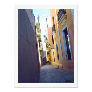 A Lonely Street in Old San Juan Photo Print