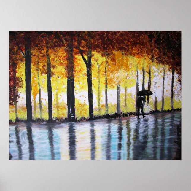 A LONELY WALK IN THE RAIN POSTER (Front)