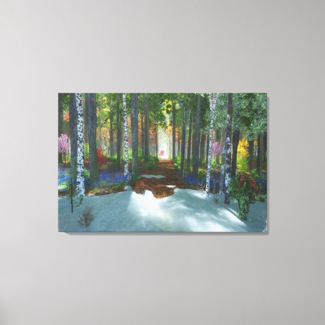 A Long Day's Walk Canvas Print (Front)