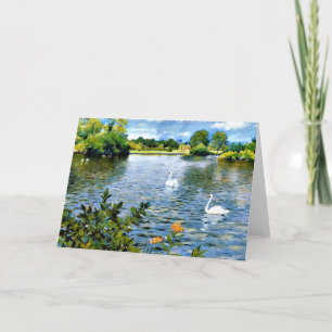 A Long Island Lake, fine art, Thank You Card