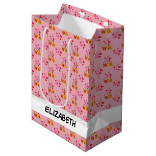 A Long Lasting Love Hearts Pattern Medium Gift Bag