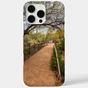 a long winding footpath at Desert Botanical Garden iPhone 16 Pro Max Case