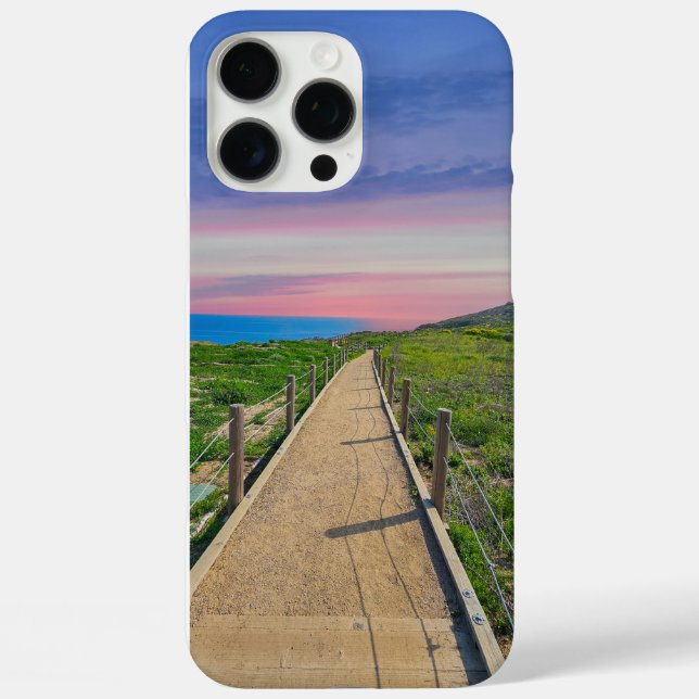 A Long Winding Footpath at Point Dume Case-Mate iPhone Case (Back)