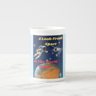 A look from Space, as the World burns Bone China Mug