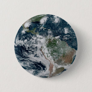 A Loose Chain Of Tropical Cyclones 6 Cm Round Badge