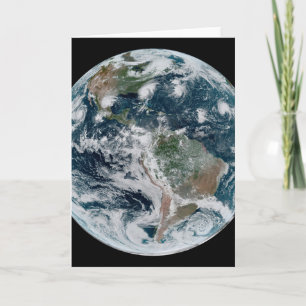 A Loose Chain Of Tropical Cyclones Card