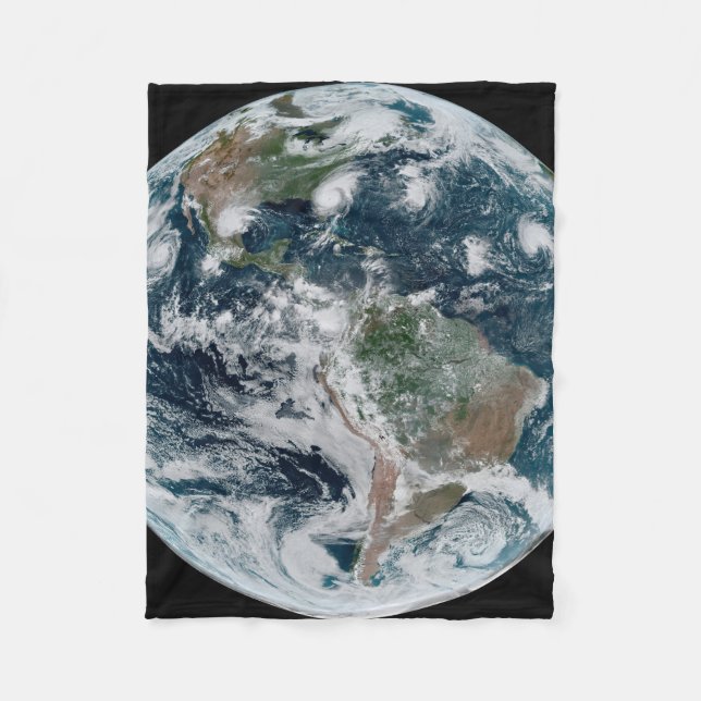 A Loose Chain Of Tropical Cyclones Fleece Blanket (Front)