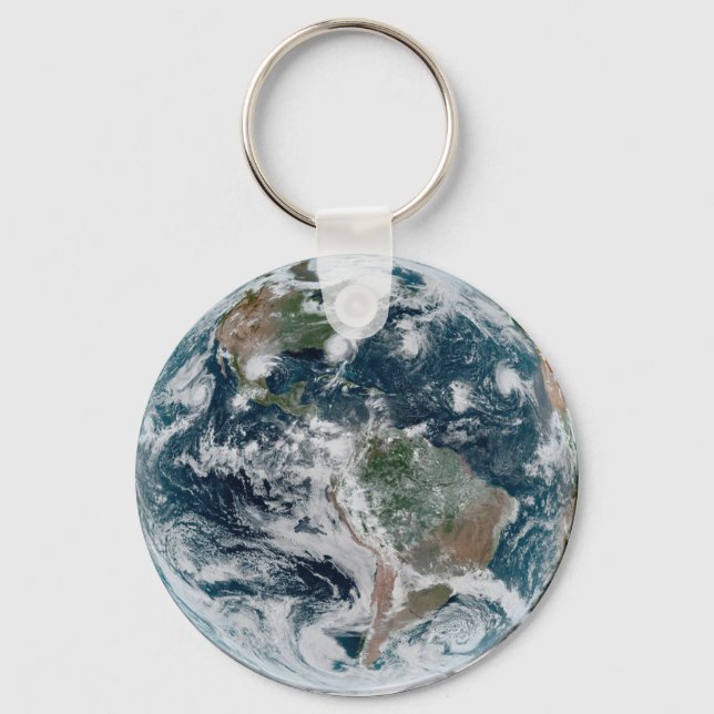 A Loose Chain Of Tropical Cyclones Key Ring (Front)