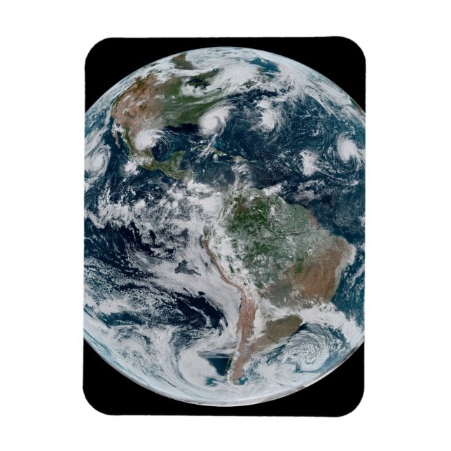 A Loose Chain Of Tropical Cyclones Magnet (Vertical)