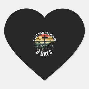 A Lot Can Happen In 3 Days Jesus Christ Happy East Heart Sticker