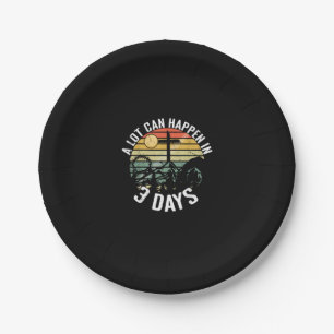 A Lot Can Happen In 3 Days Jesus Christ Happy East Paper Plate