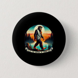 A Lot Can Happen In Three Days Vintage Easter Bigf 6 Cm Round Badge