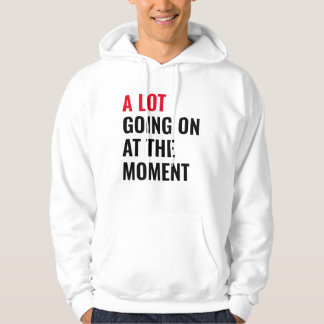 A Lot Going On at The Moment Funny Saying Concert  Hoodie