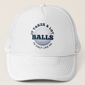 A Lot Of Balls Golf Cap, Funny Golf Hats