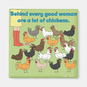 A Lot of Chickens Magnet