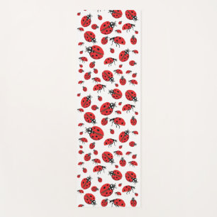 A lot of Ladybugs Lucky Pattern Yoga Mat