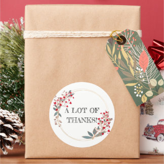 A LOT OF THANKS STICKER