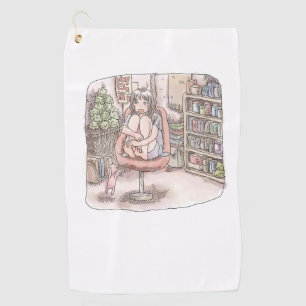 a lottery golf towel
