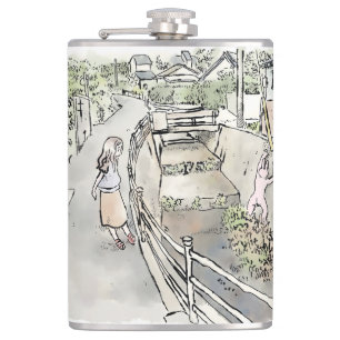 a lottery hip flask