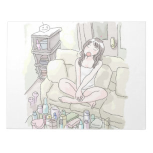 a lottery notepad