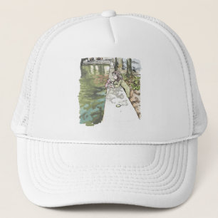 a lottery trucker hat