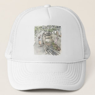 a lottery trucker hat