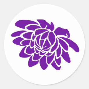 A Lotus Flower Sticker (purple)
