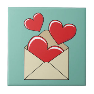 A Love Letter Ceramic Tile