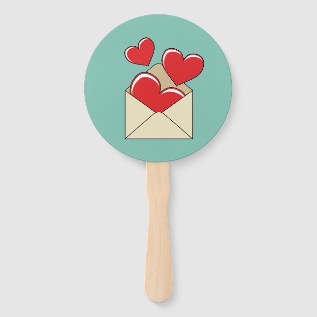 A Love Letter Hand Fan (Front)