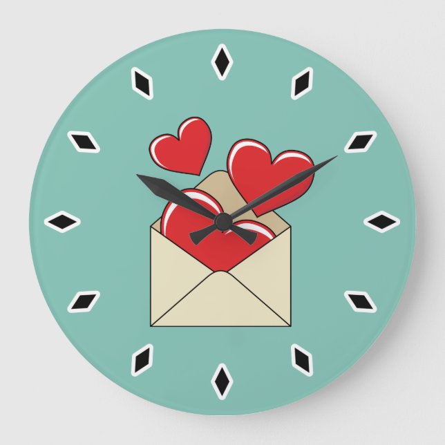 A Love Letter Large Clock (Front)