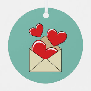 A Love Letter Metal Tree Decoration