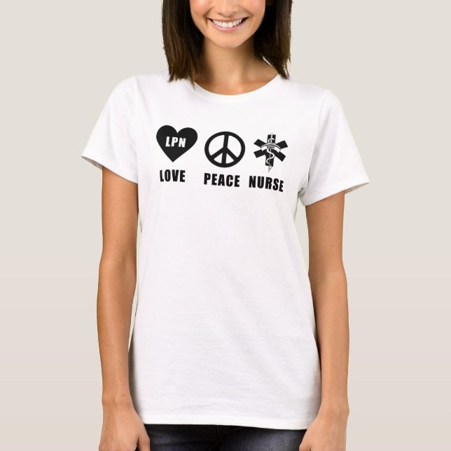 A Love Peace LPN T-Shirt (Front)