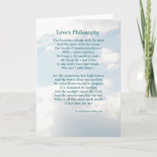A Love Poem  Card
