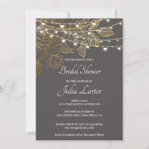 "A Love Story Unfolds: Our  Bridal Shower Invitation
