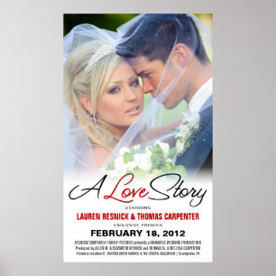 A Love Story - Wedding Movie Photo Poster