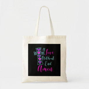 A Love Without End Amen Jesus Inspired Quote Chris Tote Bag