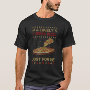 A Lovely Cheese Pizza Alone Funny Kevin X mas Home T-Shirt