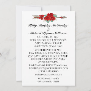A Lovely Day For A Wedding - Invitation