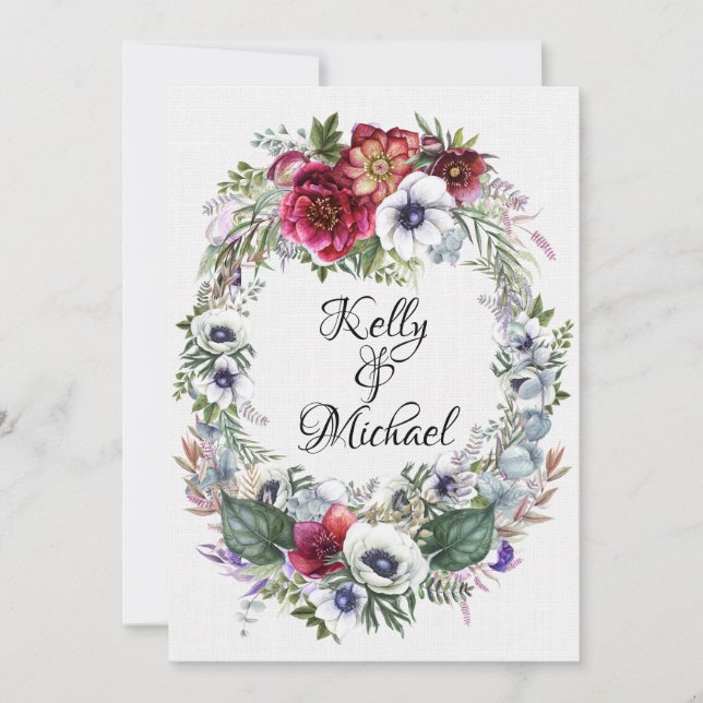 A Lovely Day For A Wedding - Invitation (Front)