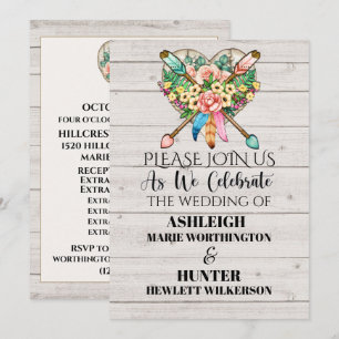 A Lovely Day For A Wedding - Invitation - See Back