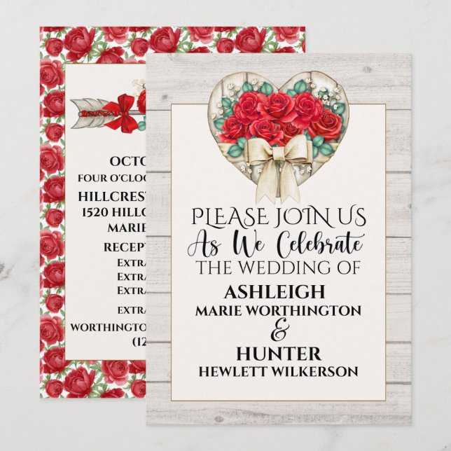 A Lovely Day For A Wedding - Invitation - See Back (Front/Back)