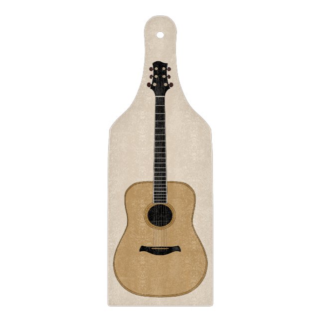 A lovely guitar cutting board (Front)