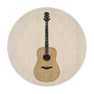 A lovely guitar cutting board