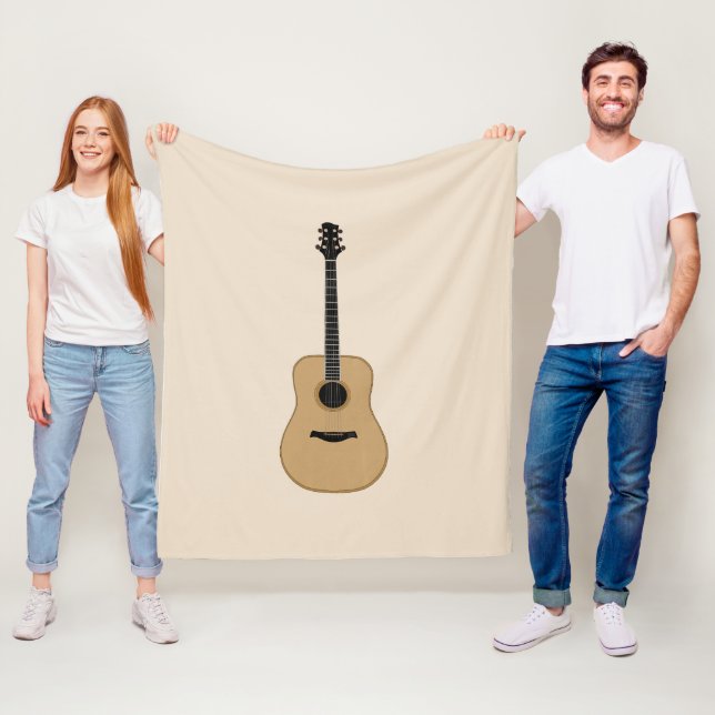 A lovely guitar fleece blanket (In Situ)