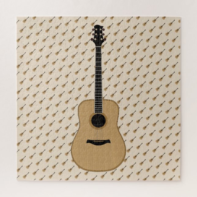 A lovely guitar jigsaw puzzle (Vertical)