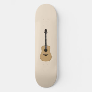 A lovely guitar skateboard