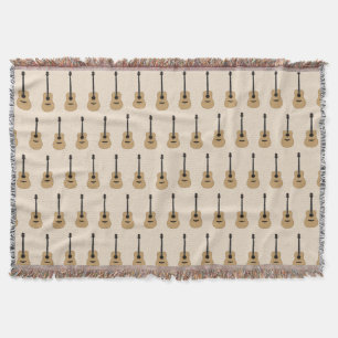 A lovely guitar throw blanket