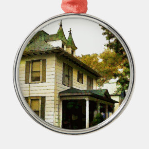 A lovely house metal tree decoration