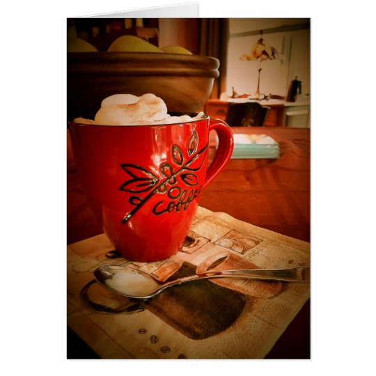 A Lovely Latte Kind of Birthday (card) Card